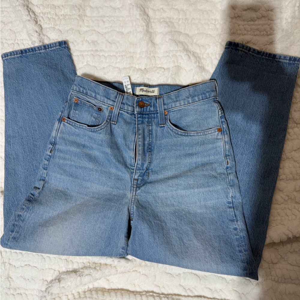 Madewell Classic Blue Straight Leg Jeans